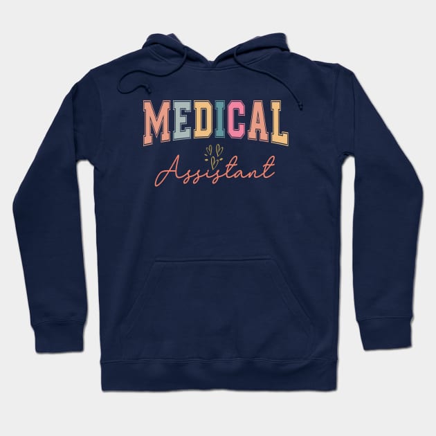 Medical Assistant MA CMA Nursing Doctor Assistant Student Hoodie by Flow-designs